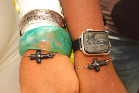 Adjustable Cross Bracelet
