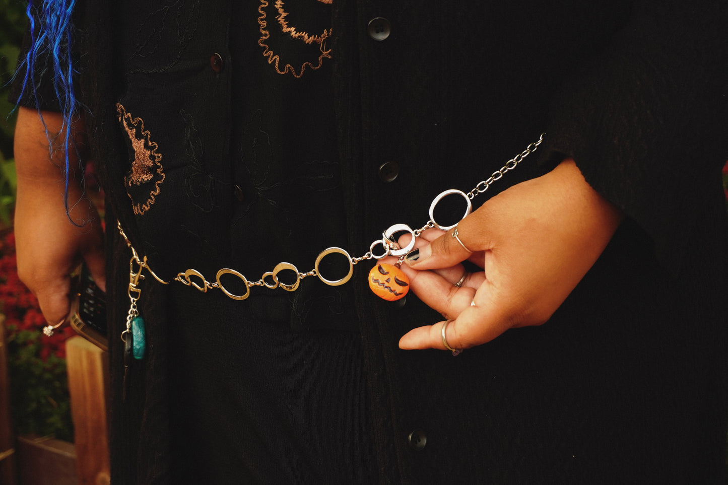 Jack-O-Lantern Pendant Charm