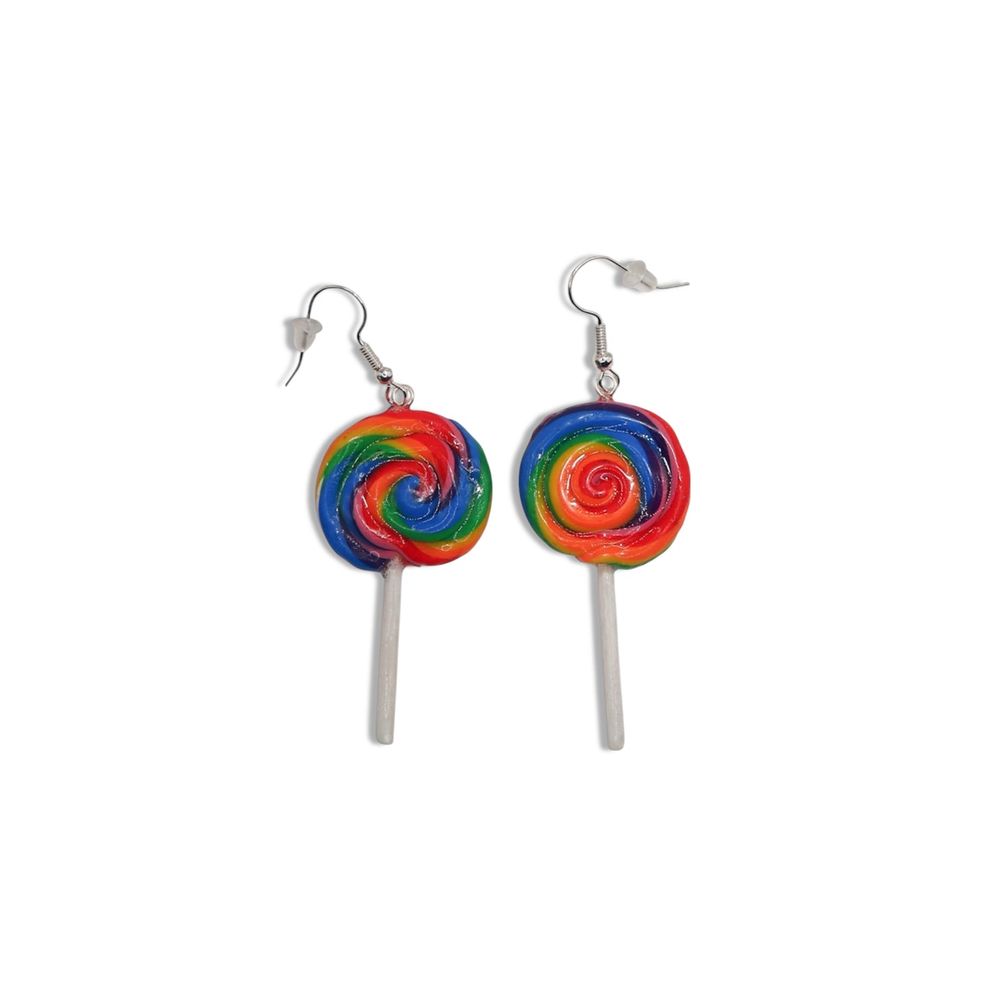 Rainbow Lollipop Earrings