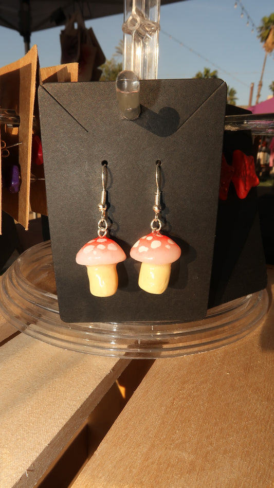 Mushroom Dangle Earrings