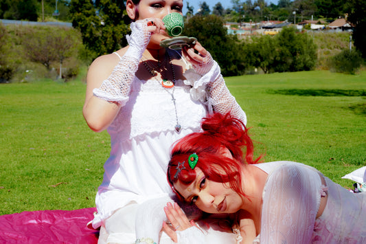 Ladybug Leaf Hair Clip