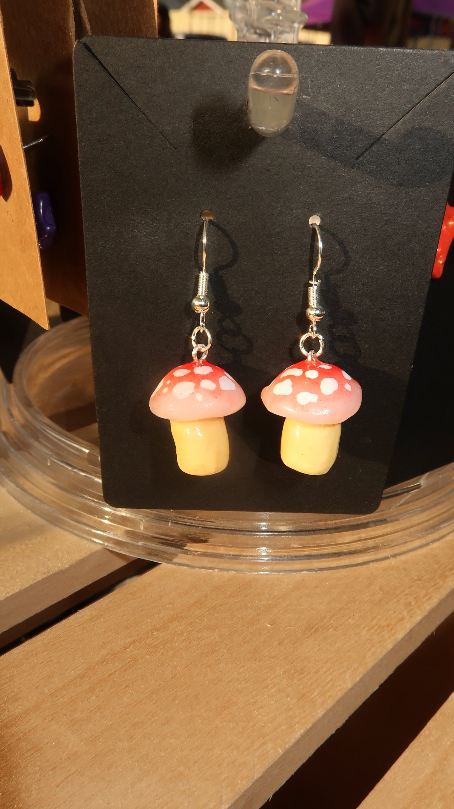 Mushroom Dangle Earrings