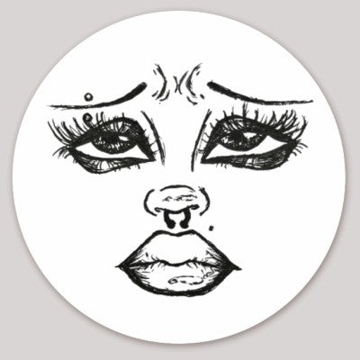 Sad Girl Sticker