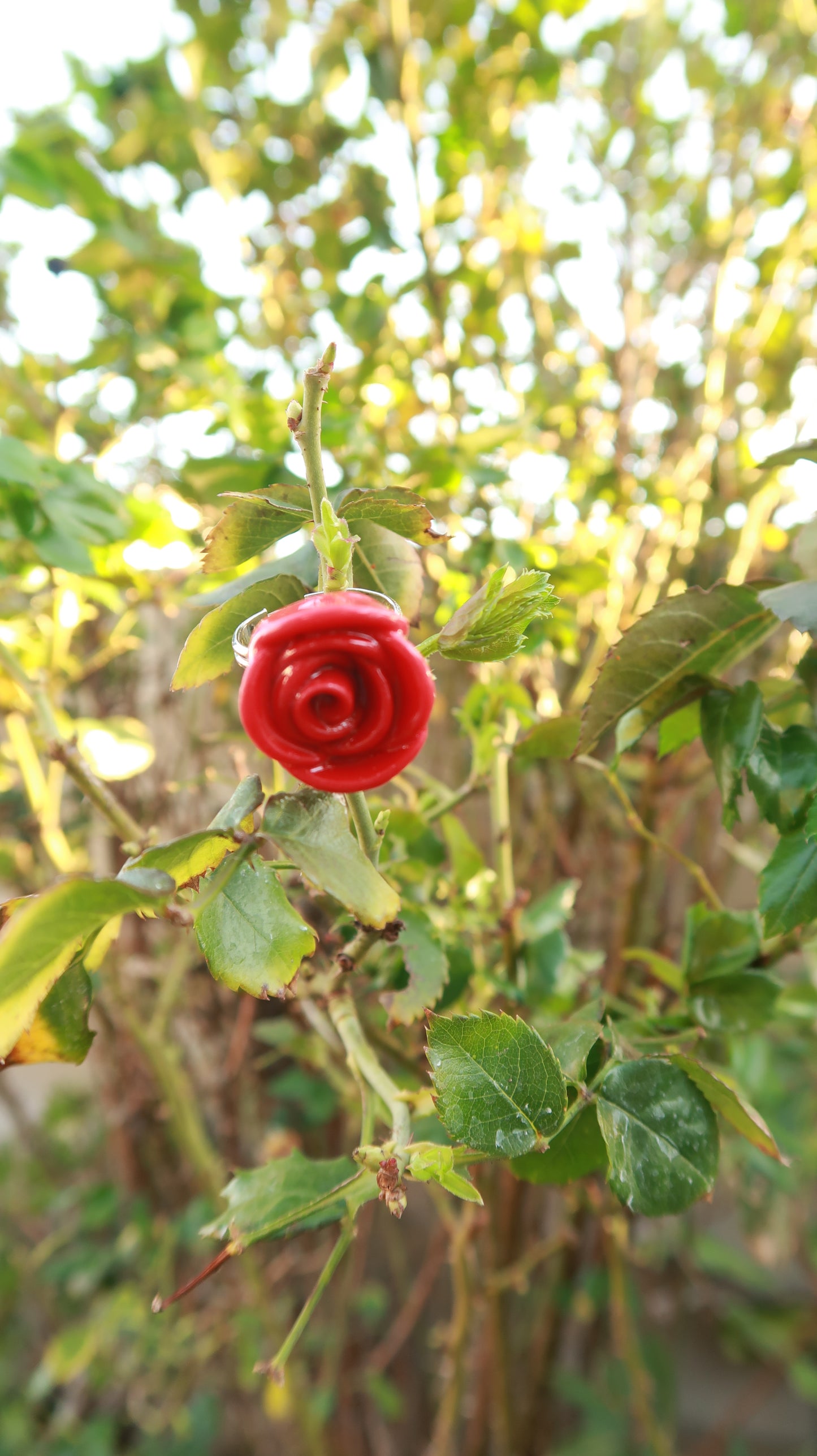 Adjustable Rose Ring
