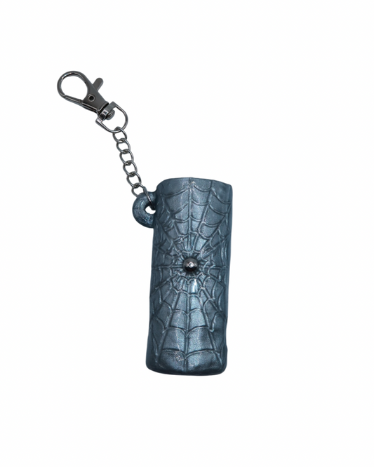 Chrome Spiderweb Lighter Cover
