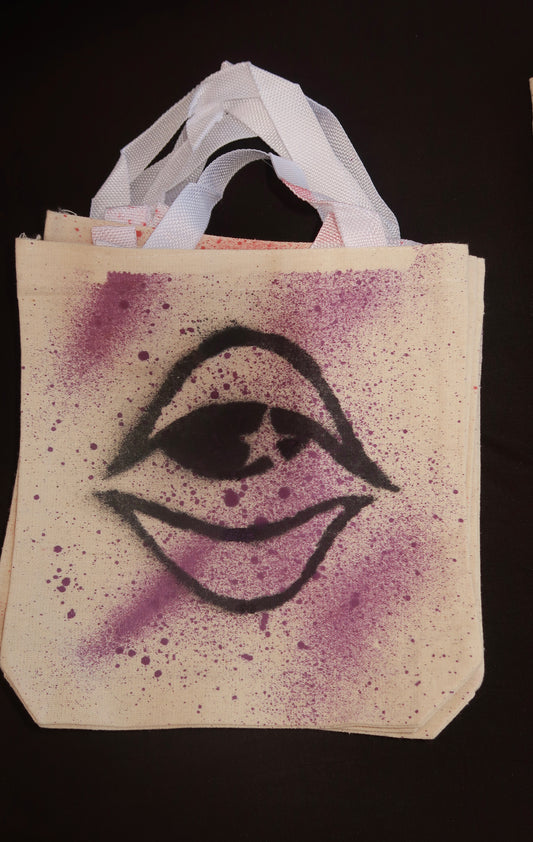 Graffiti Eye Mini Tote Bag