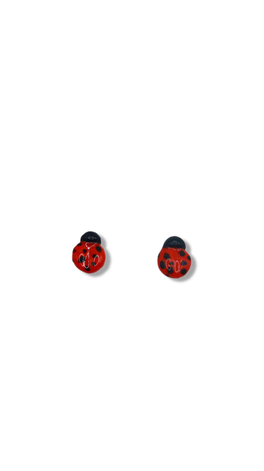 Ladybug Stud Earrings