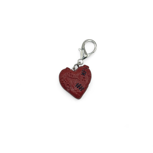 Mutant Heart Pendant Charm