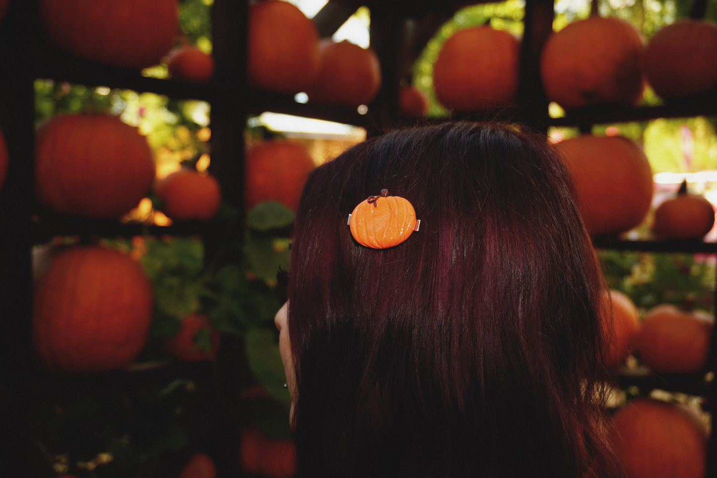 Pumpkin Hair Clip