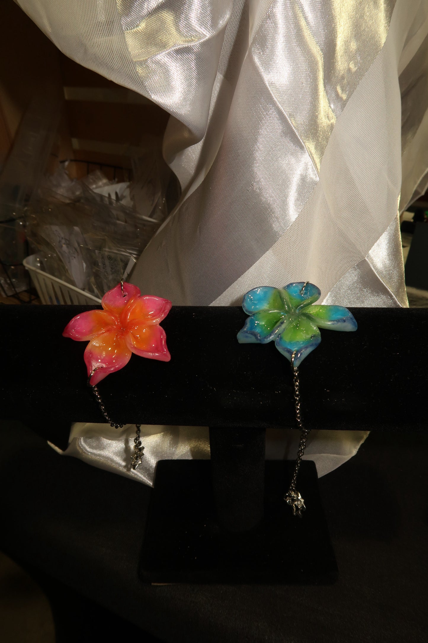 Tropical Flower Slider Bracelet