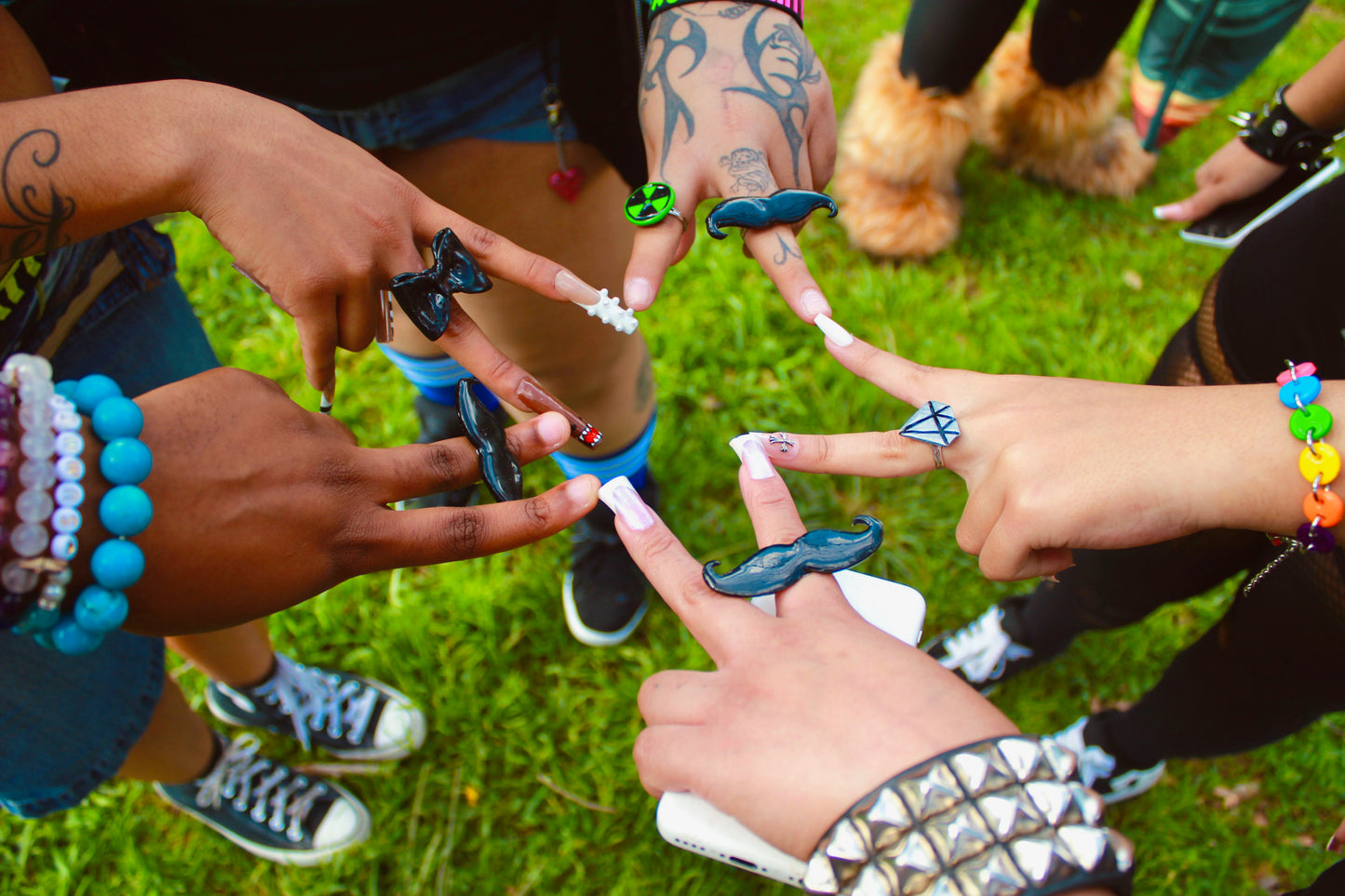Adjustable Mustache Ring