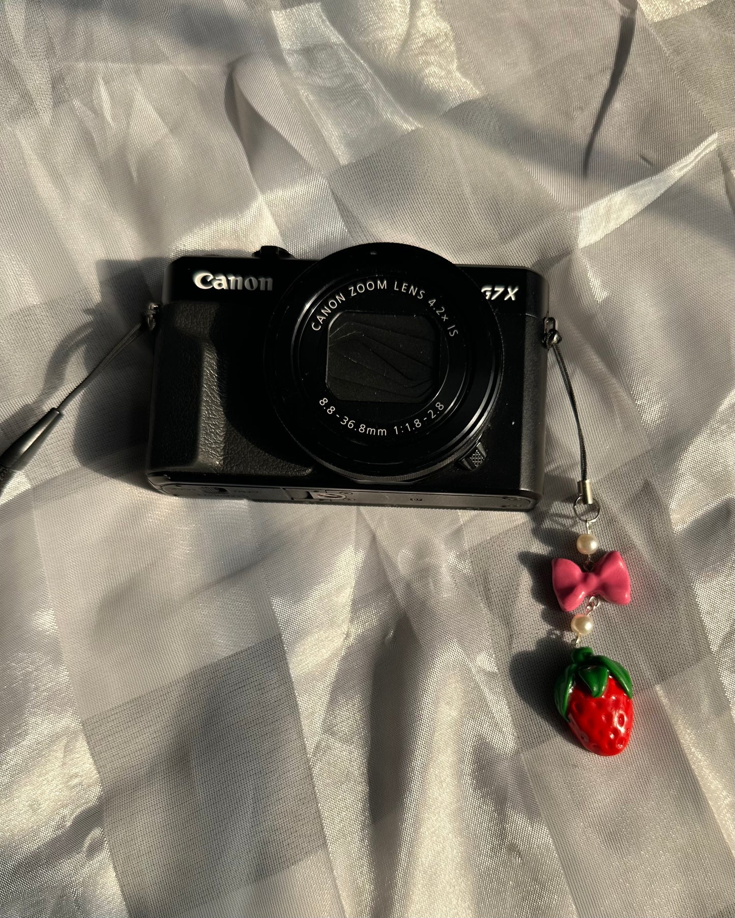 Strawberry Phone Strap Charm
