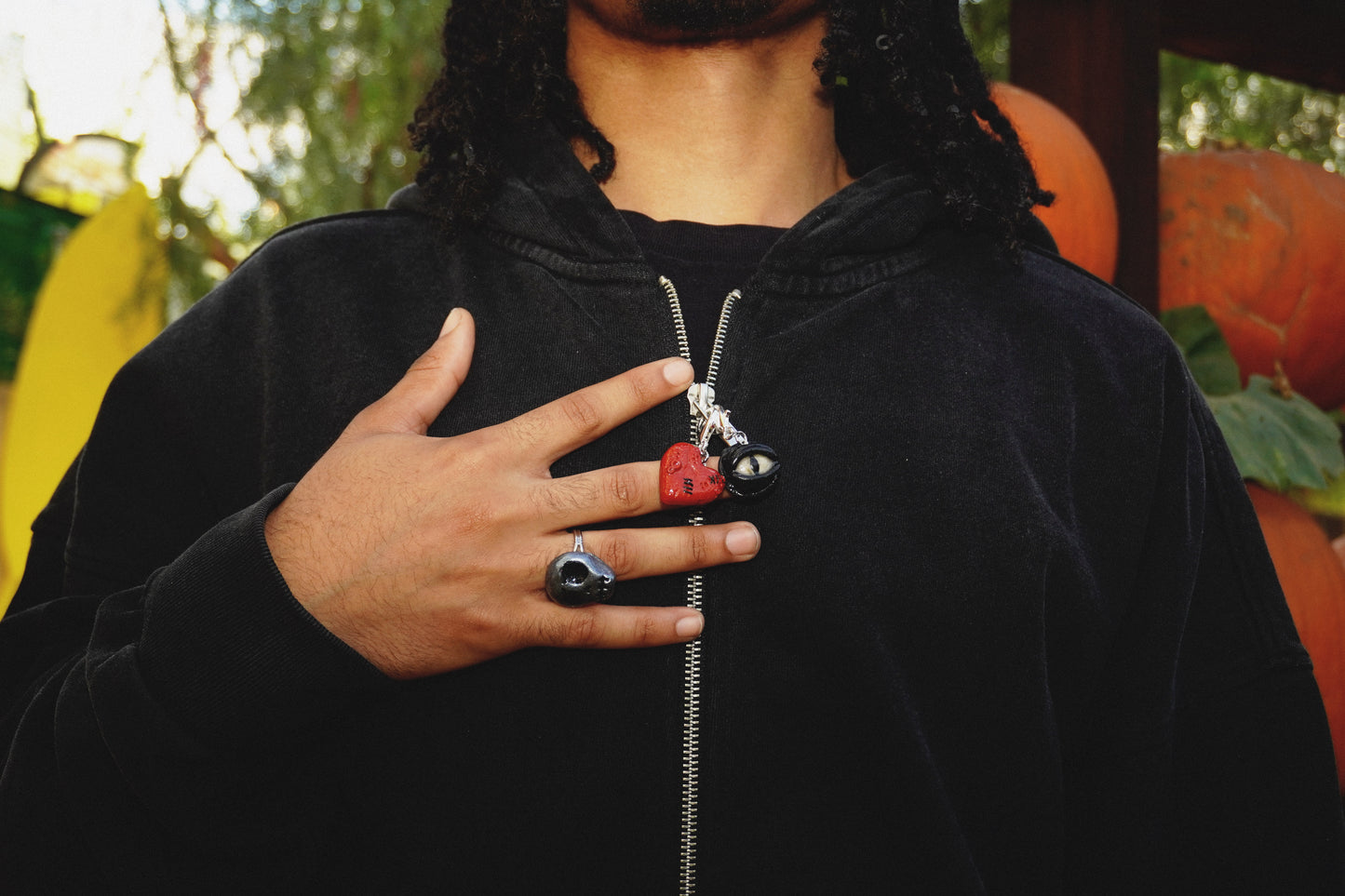 Glow-in-the-dark Cat Eye Pendant Charm