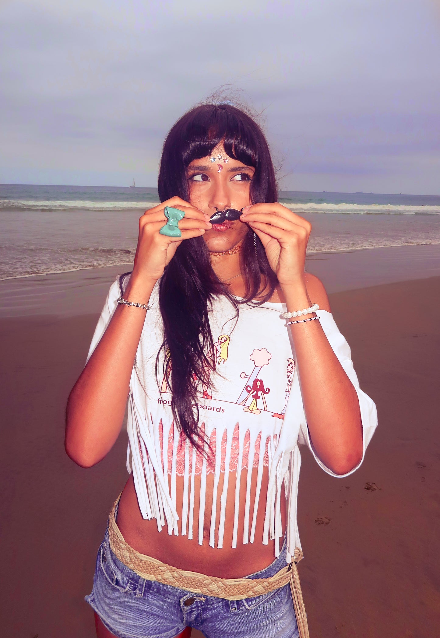 Mustache Necklace