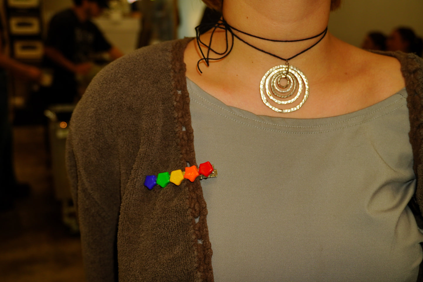 Rainbow Star Hair Clip