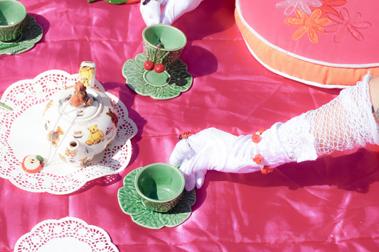Red Rose Charm Bracelet