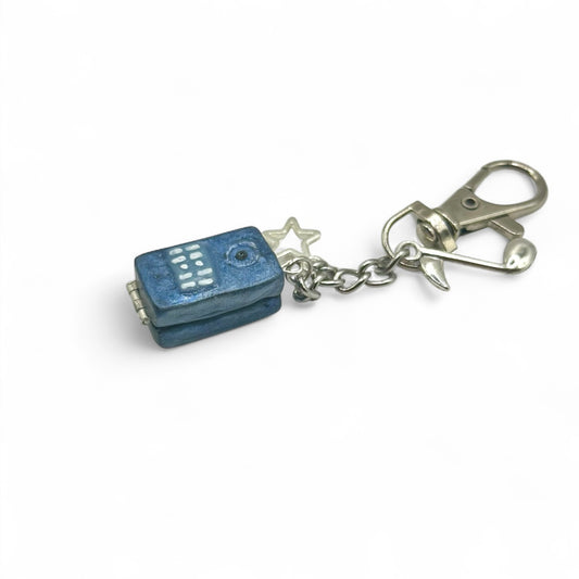 Y2k Flip Phone Keychain