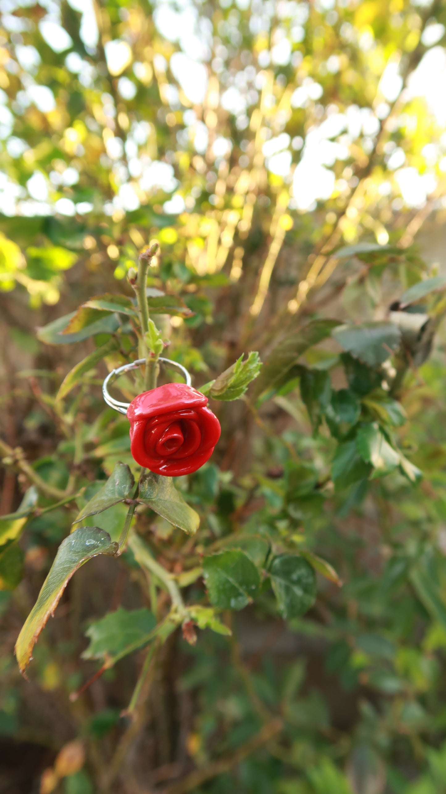 Adjustable Rose Ring