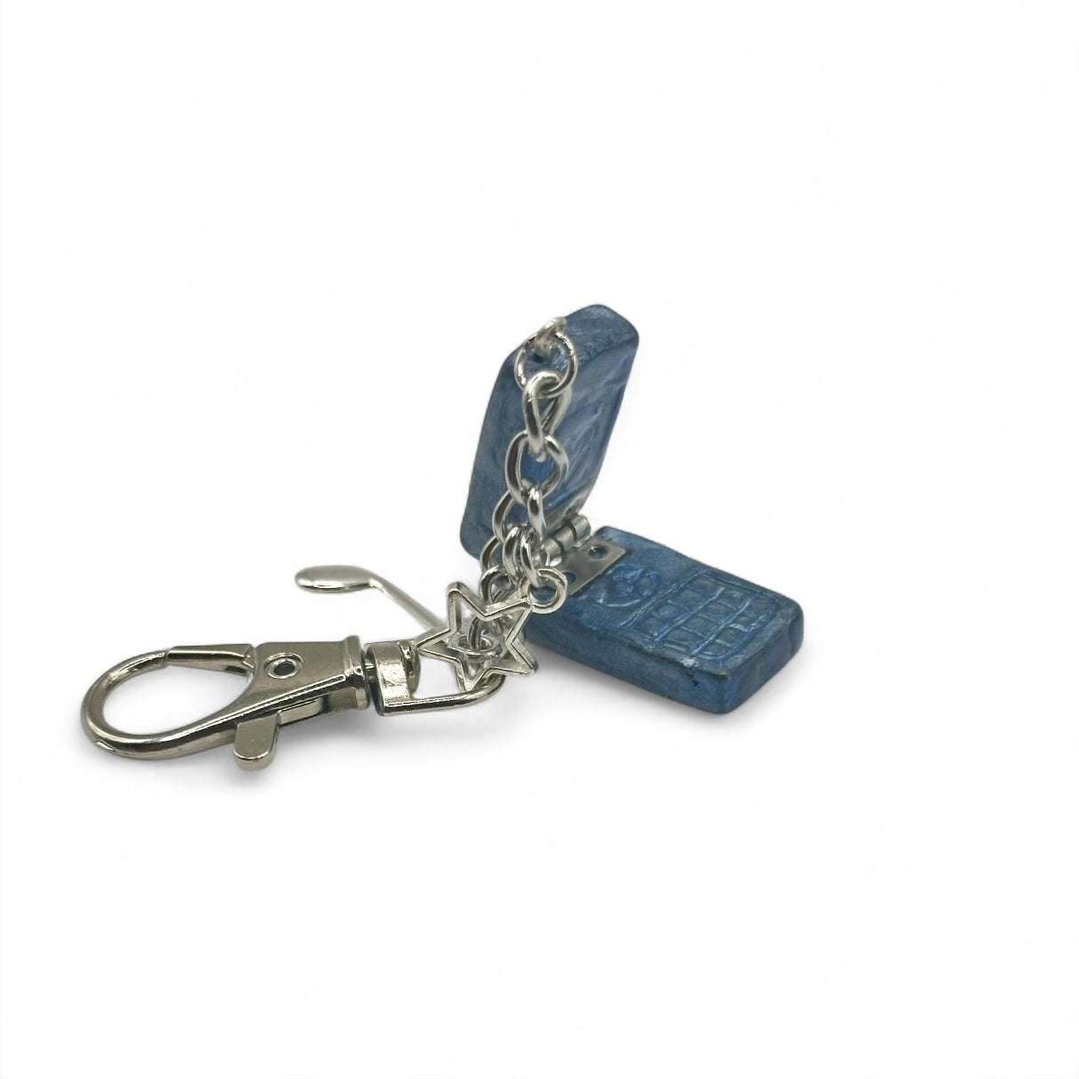 Y2k Flip Phone Keychain