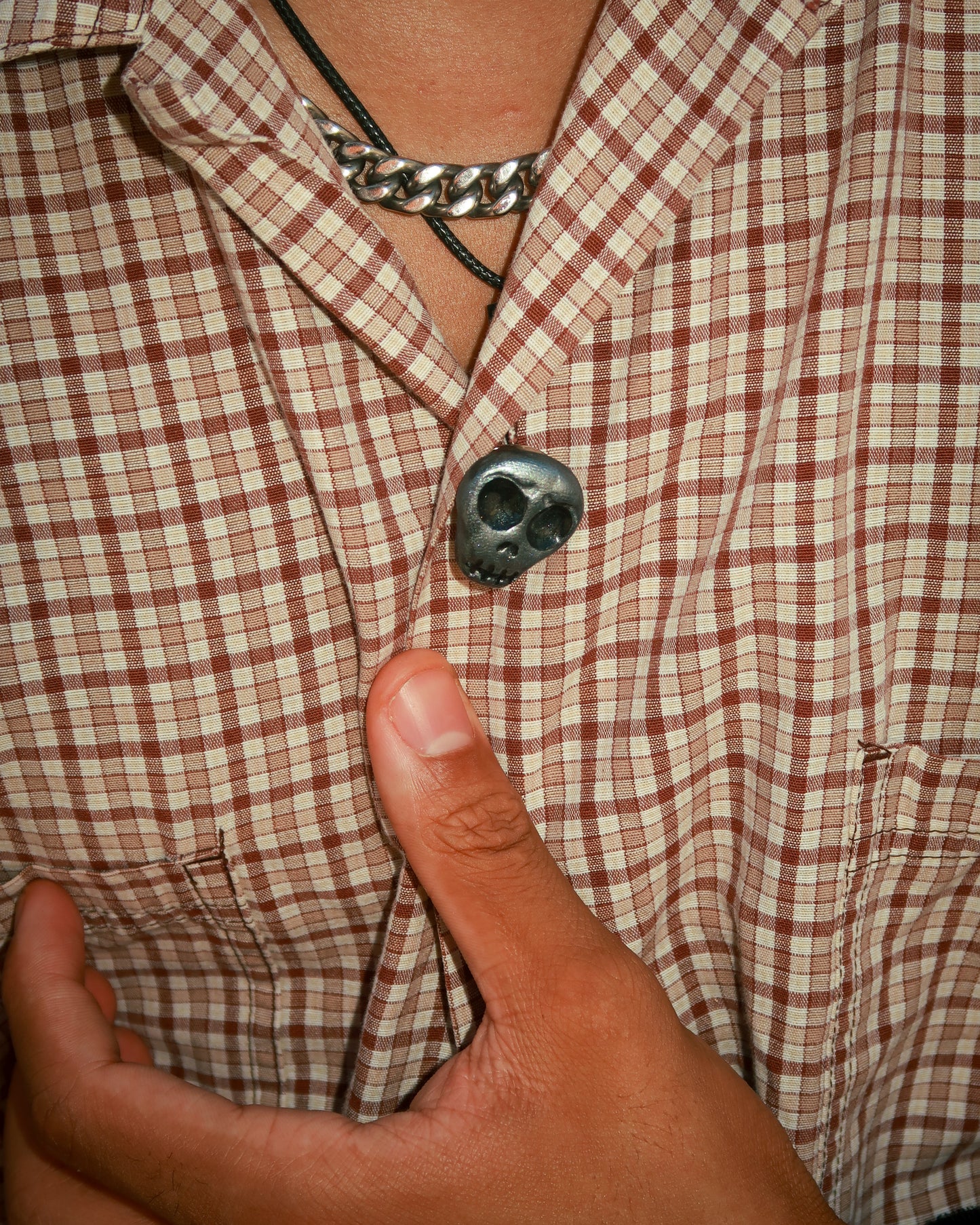 Skull Button Cover