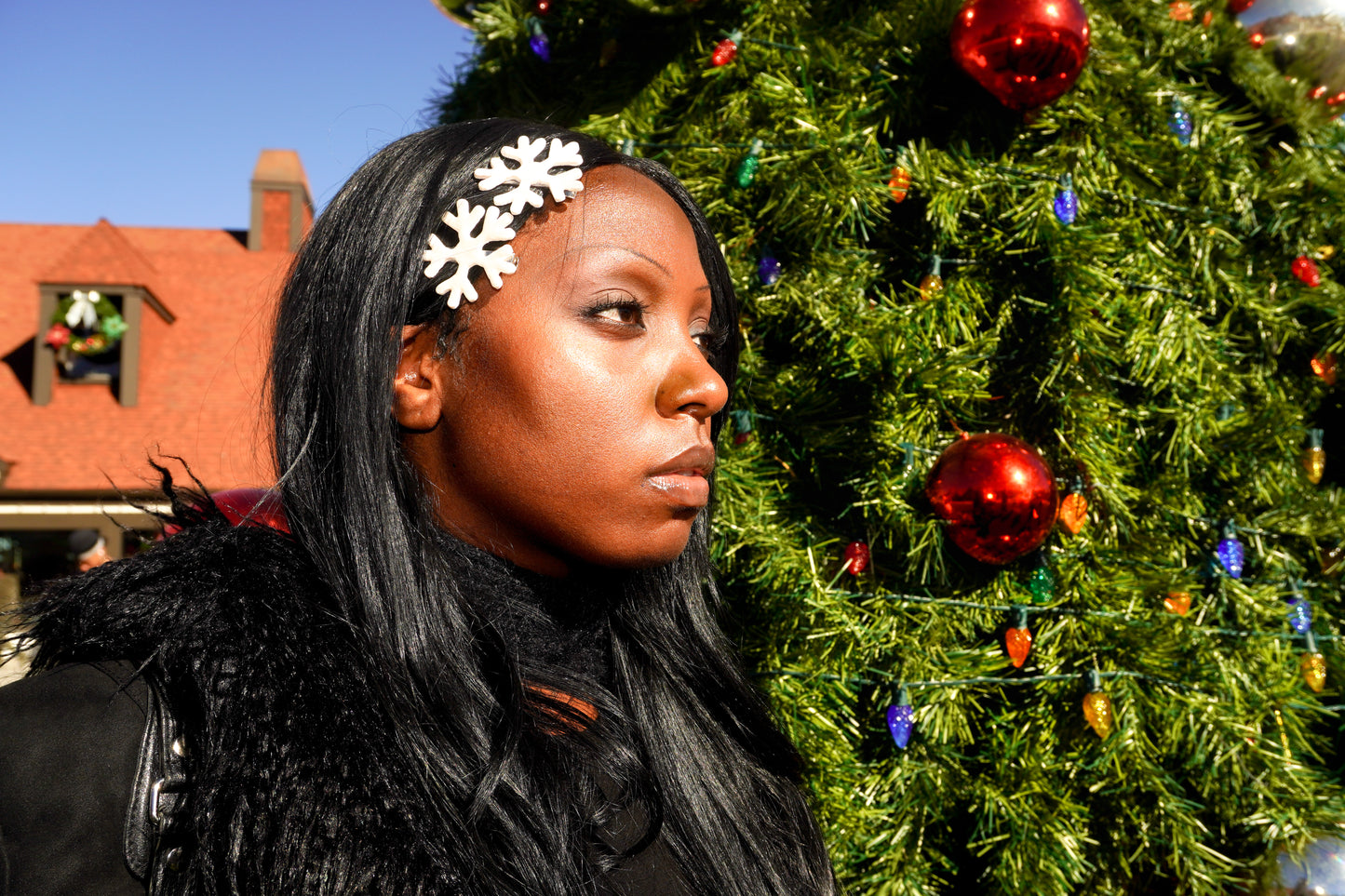 Snowflake Hair Clip