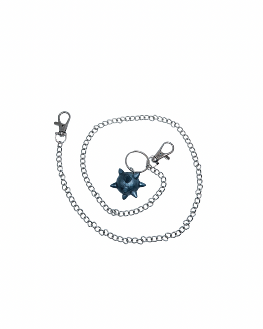 Spiked Ball Wallet Chain