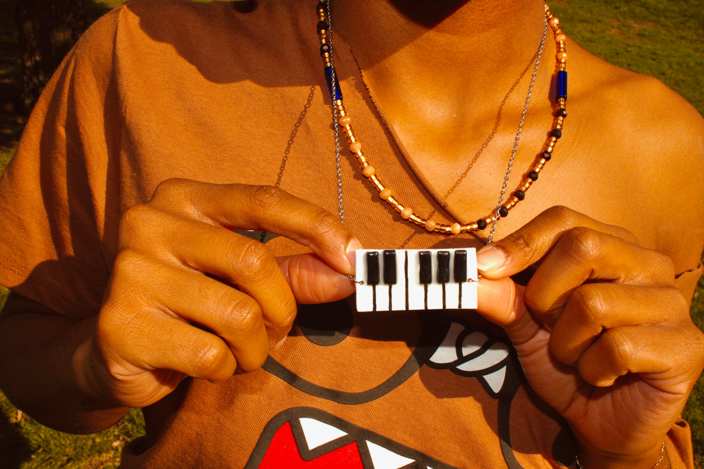 I <3 Music Necklace