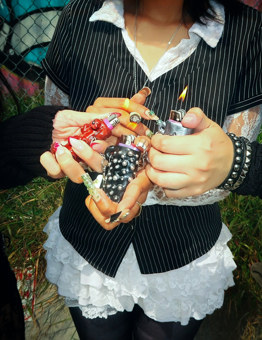 Studded Lighter Case