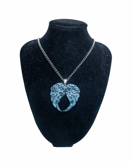 Chrome Angel Wingz Necklace