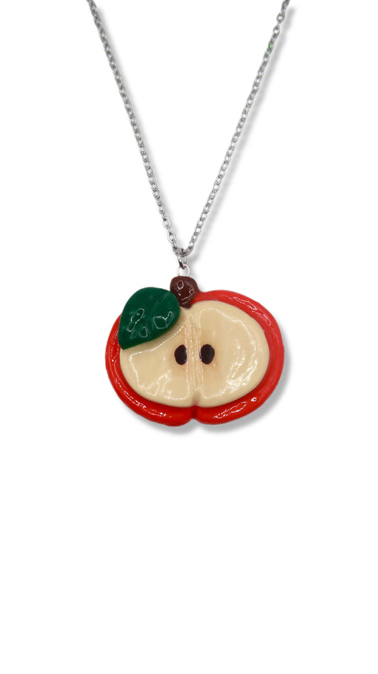 Apple Pendant Necklace