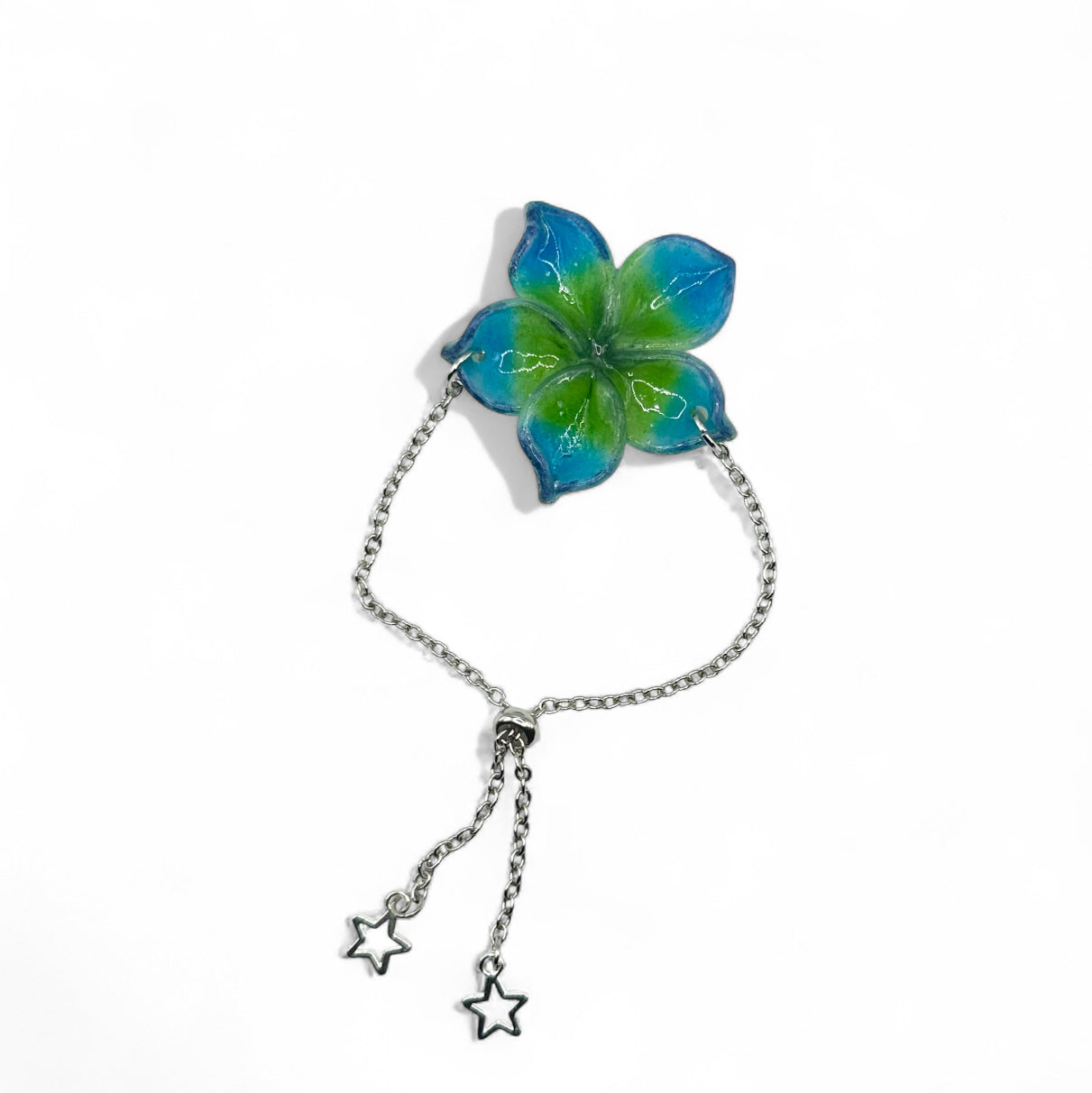 Tropical Flower Slider Bracelet