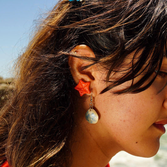 Seashell Dangle Earrings